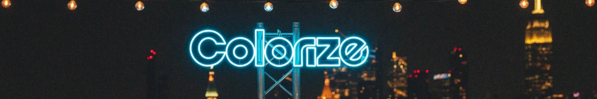 Banner tal-kanal Colorize